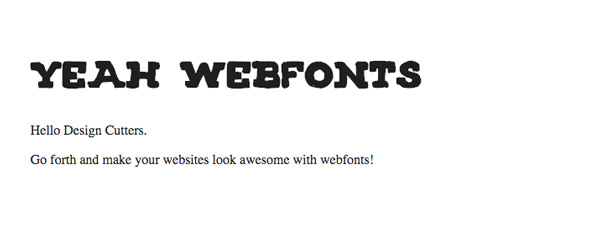 webfonts tutorial