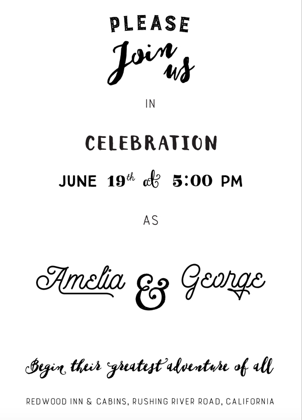 Wedding Invitation