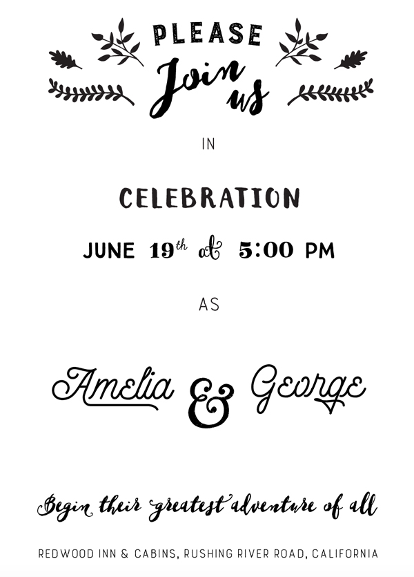 Wedding Invitation