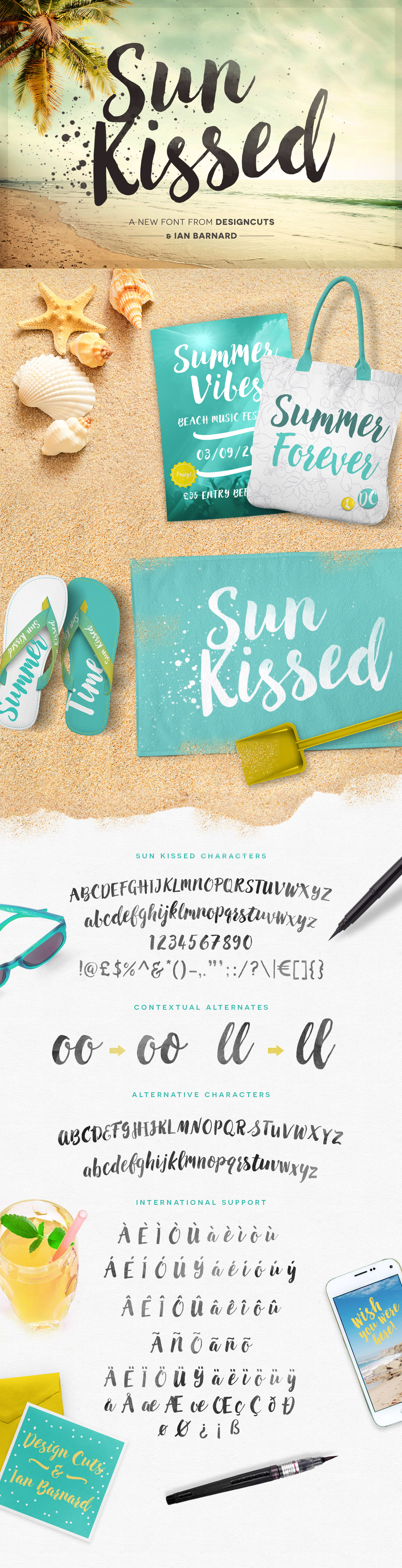 Sun Kissed Brush Font