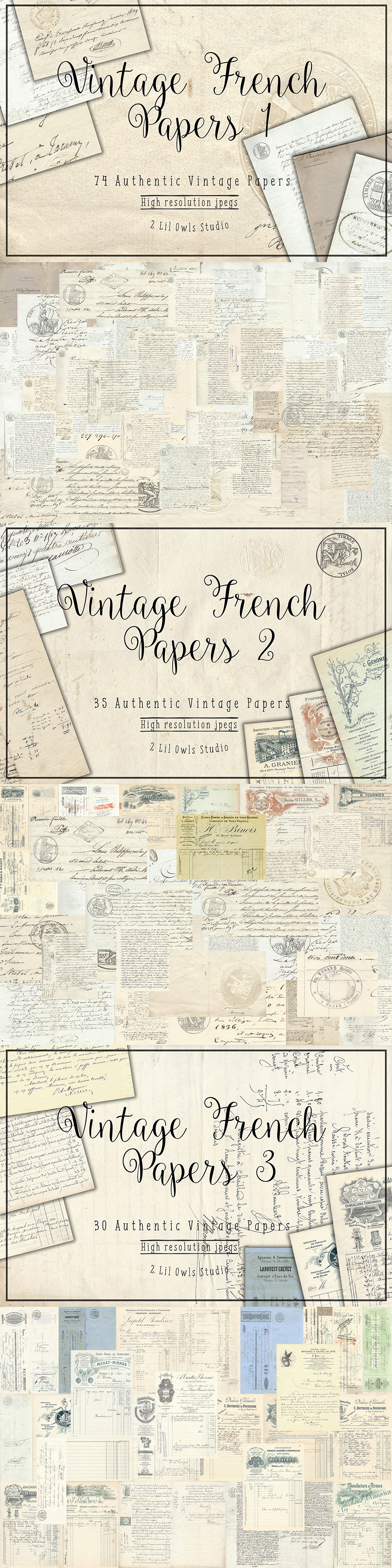 French Papers Bundle