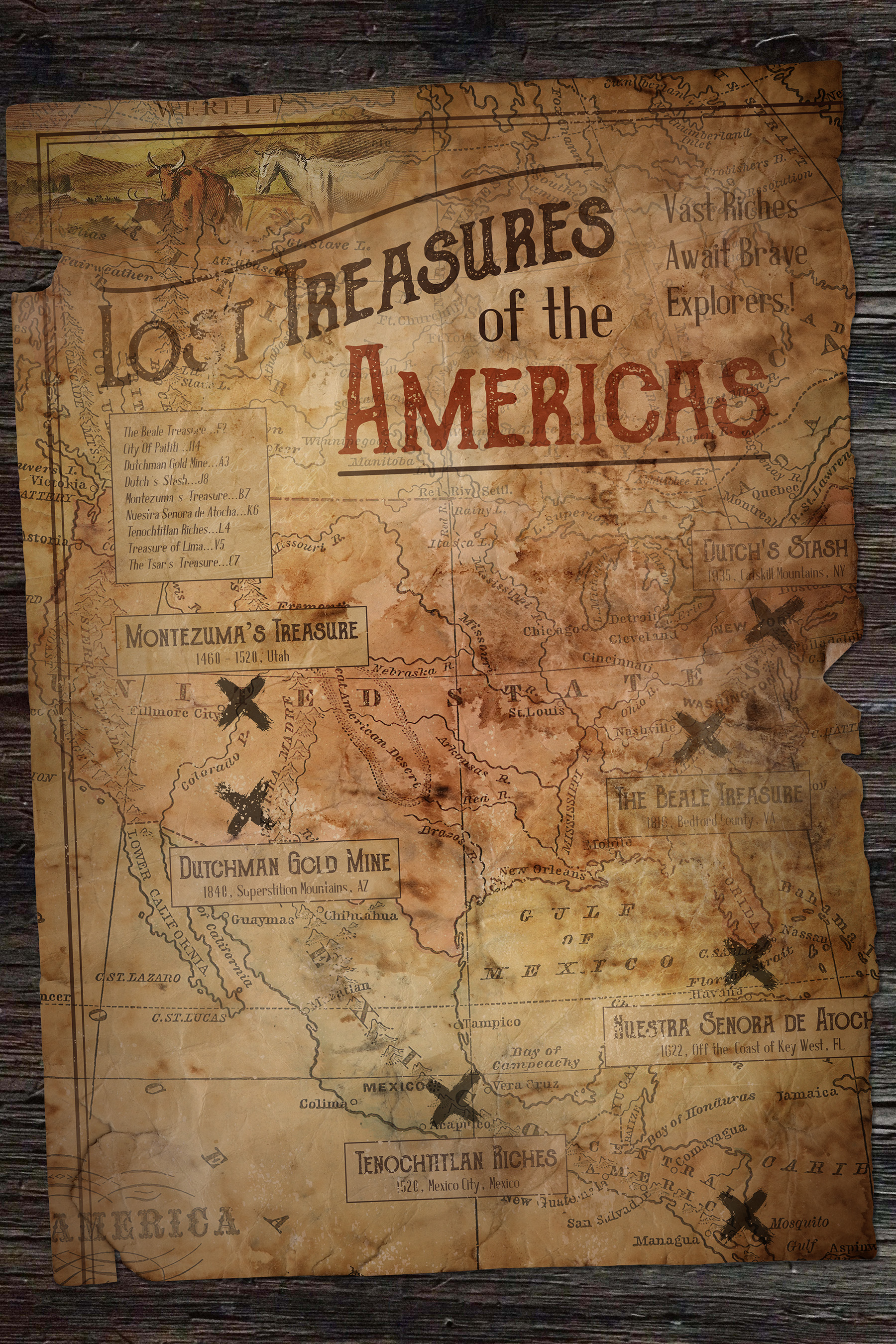 historical treasure maps