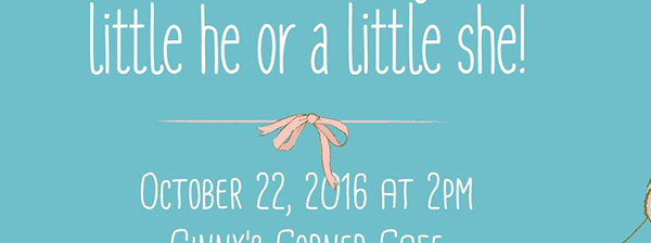 Baby Reveal Postcard