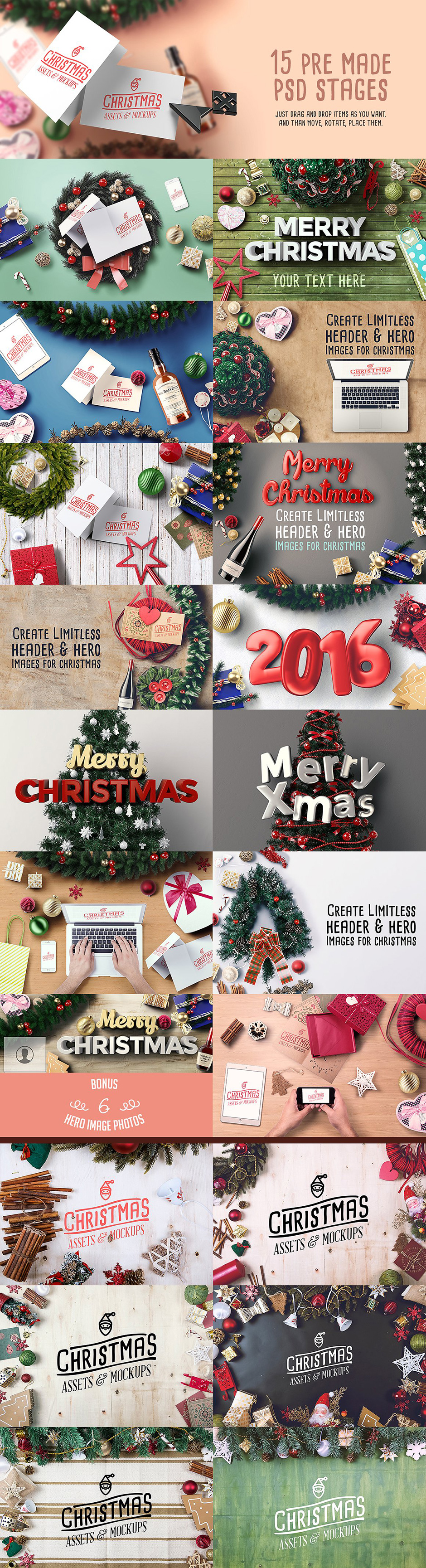 Christmas Assets & Mock Ups - Design Cuts