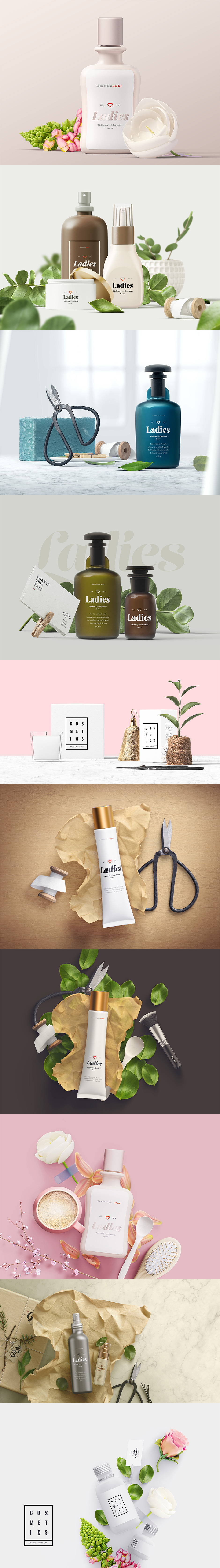 Cosmetics Mockup Scene Generator - Design Cuts