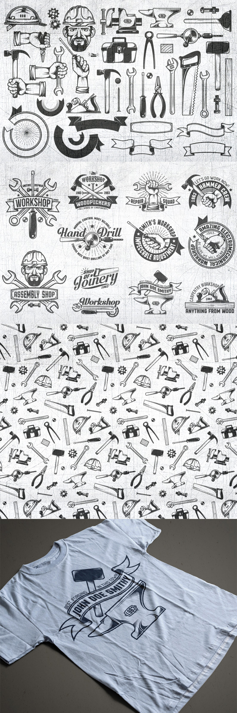 Hands On Graphics For Workshop Logos: Ready To Use