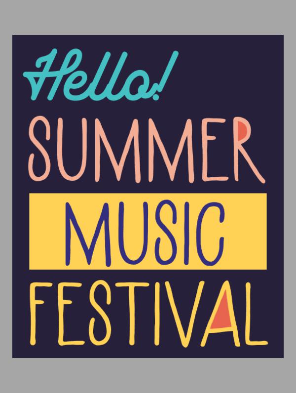  Summer Music Festival Poster