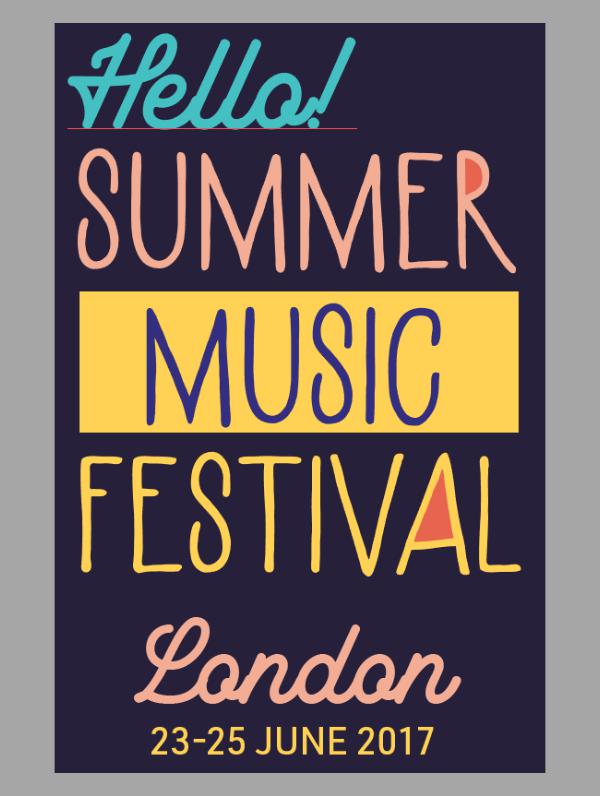  Summer Music Festival Poster