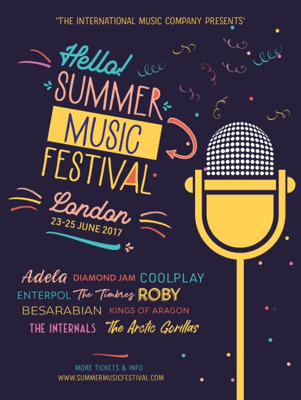  Summer Music Festival Poster