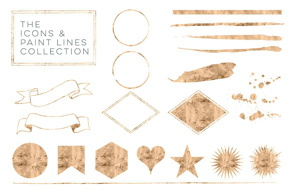 35 Rose Gold Icons
