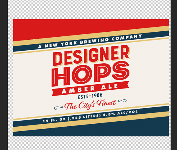 Designer Hops Beer Poster