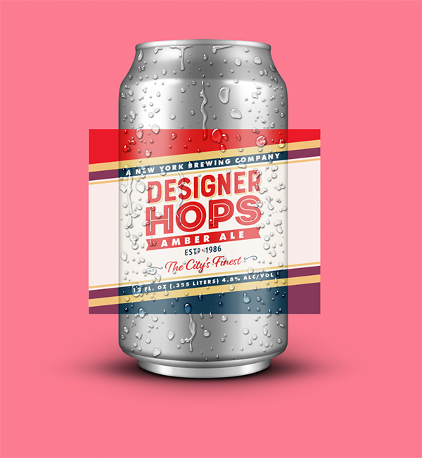 Designer Hops Beer Poster