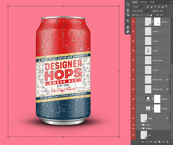 Designer Hops Beer Poster