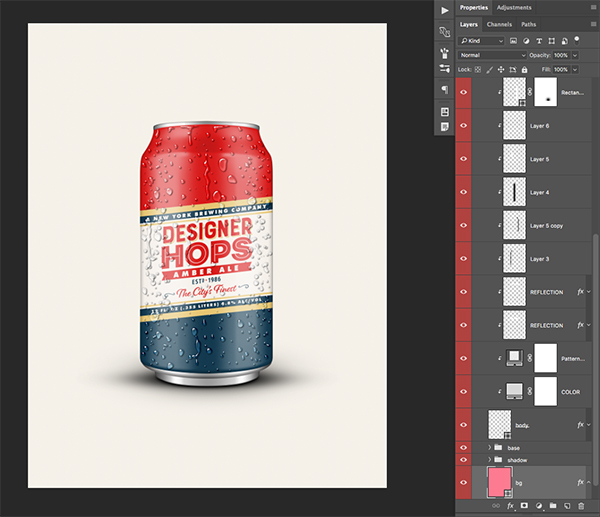 Designer Hops Beer Poster