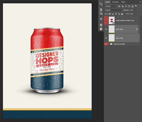 Designer Hops Beer Poster