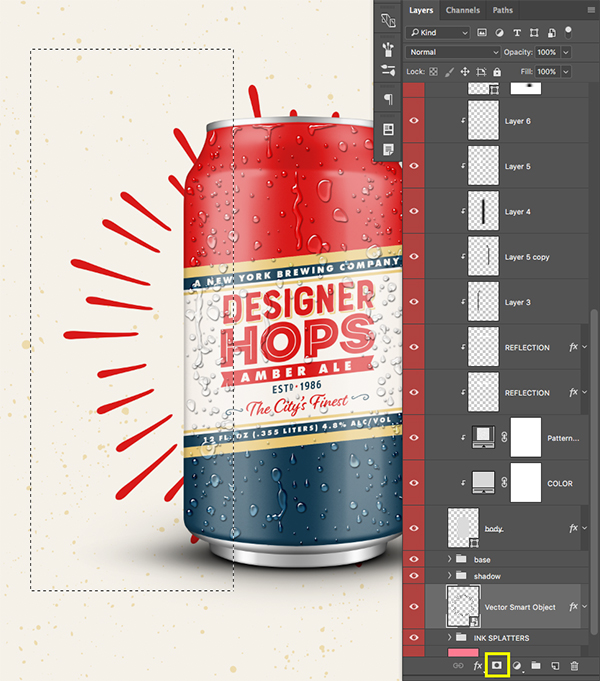 Designer Hops Beer Poster