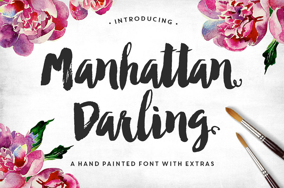 Manhattan Darling: Handwritten Font