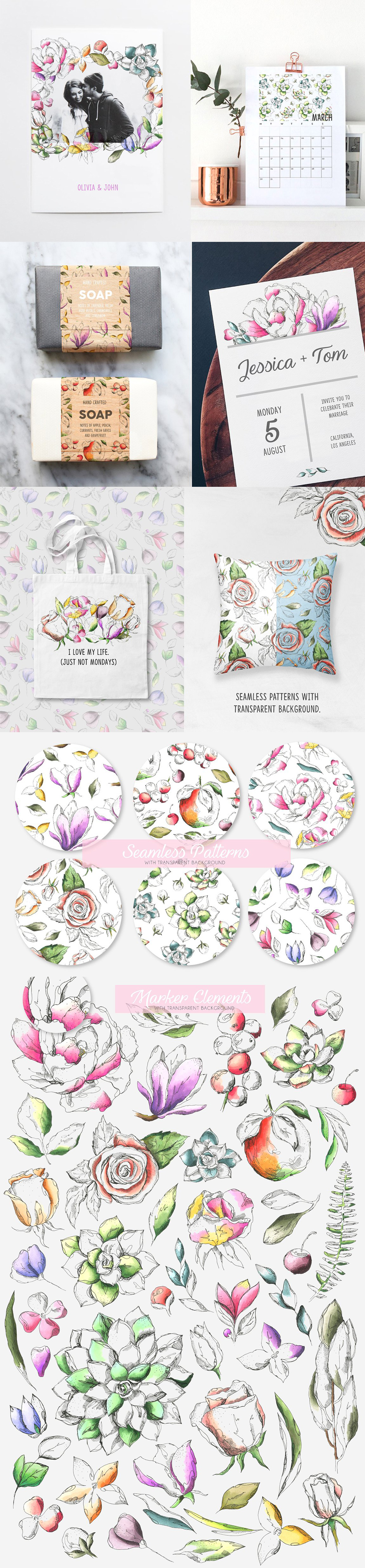 flower images and floral patterns