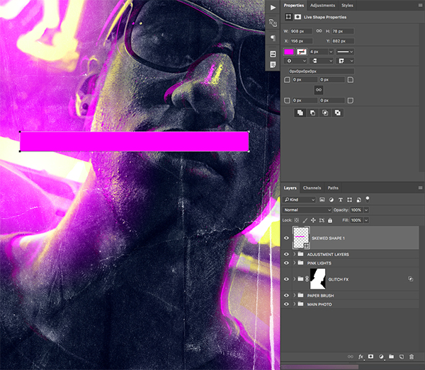 How To Create a Trendy Glitch Effect in Photoshop - PSD Stack