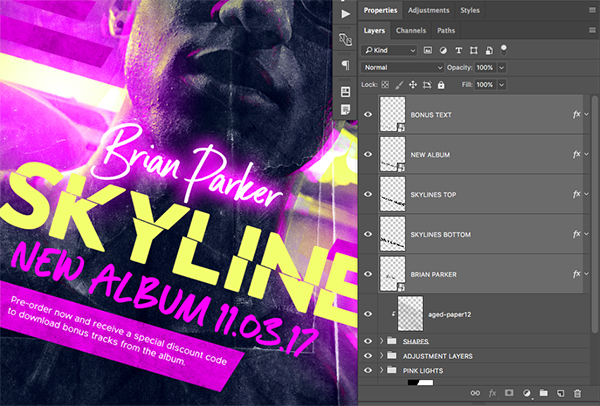 Skylines Flyer Design