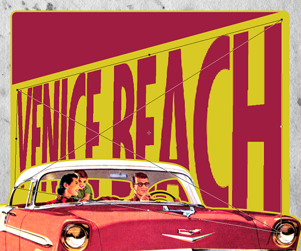 Vintage Car Poster