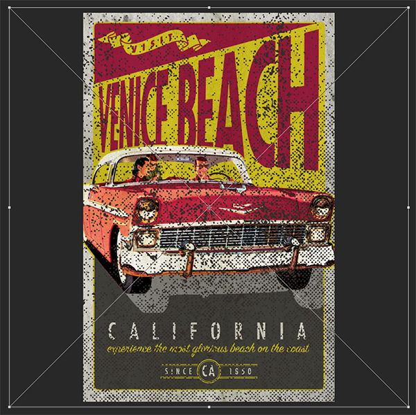 Vintage Car Poster