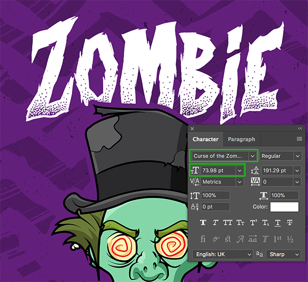 Zombie Party Invitation Design