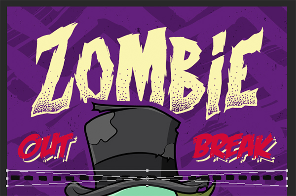 Zombie Party Invitation Design