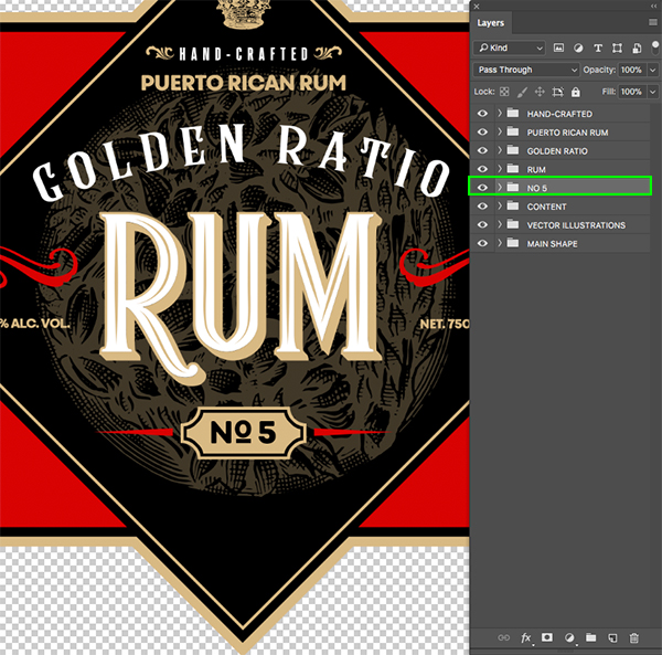 Golden Ratio Rum Design