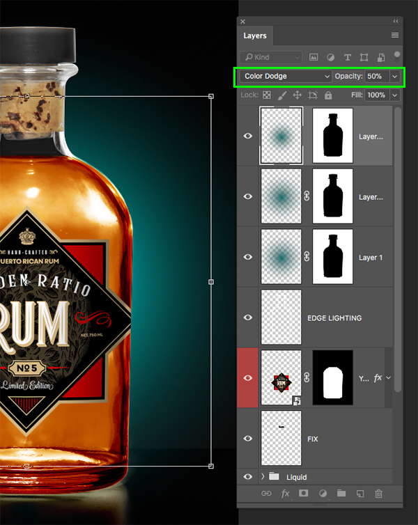 Golden Ratio Rum Design