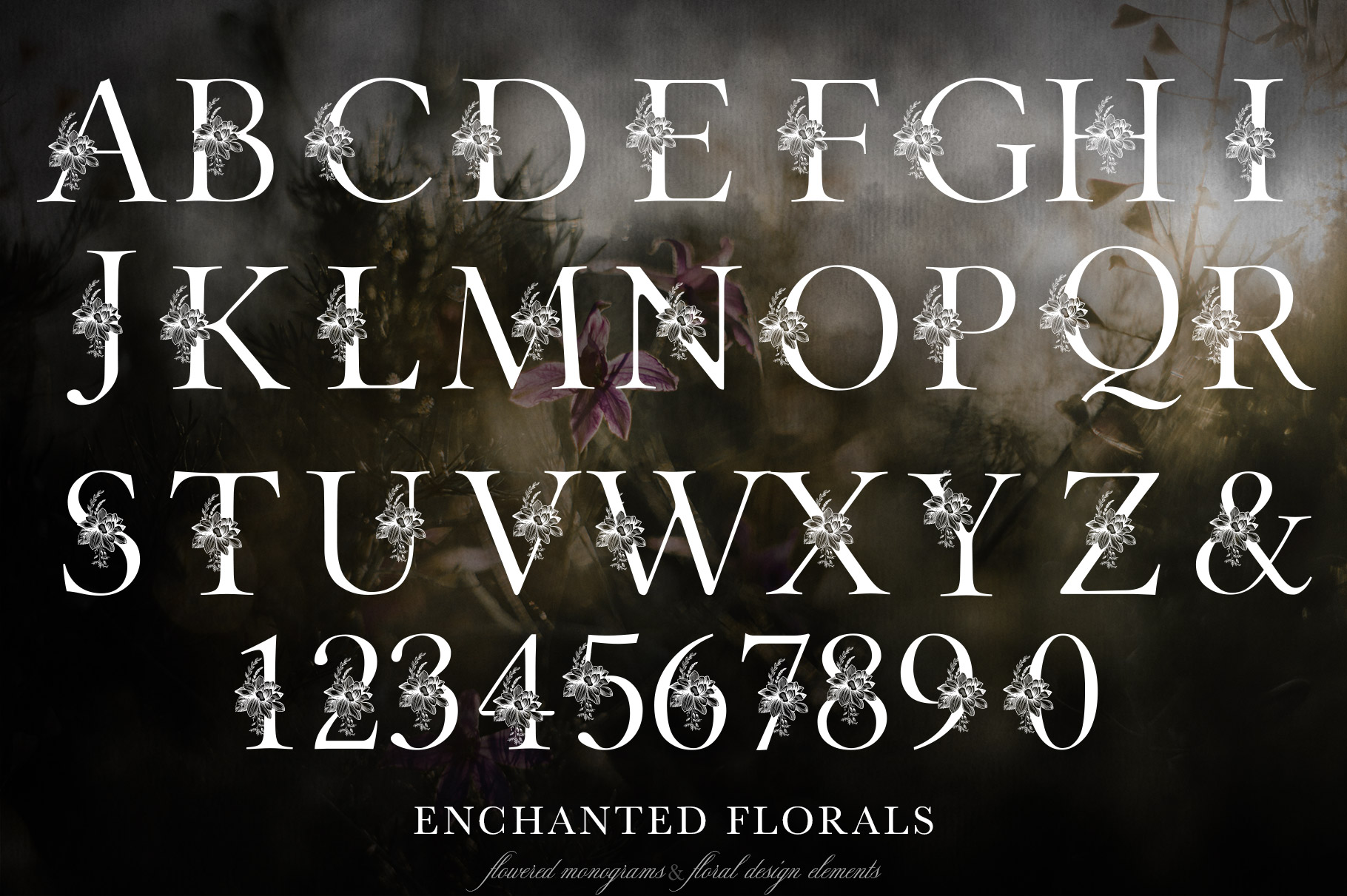 Enchanted Florals Monogram Set