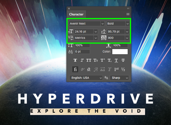 Hyperdrive Album Cover Design