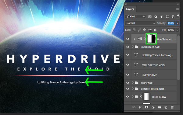 Hyperdrive Album Cover Design