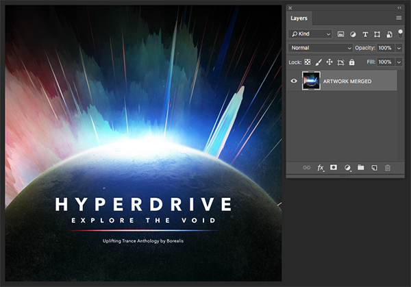 Hyperdrive Album Cover Design