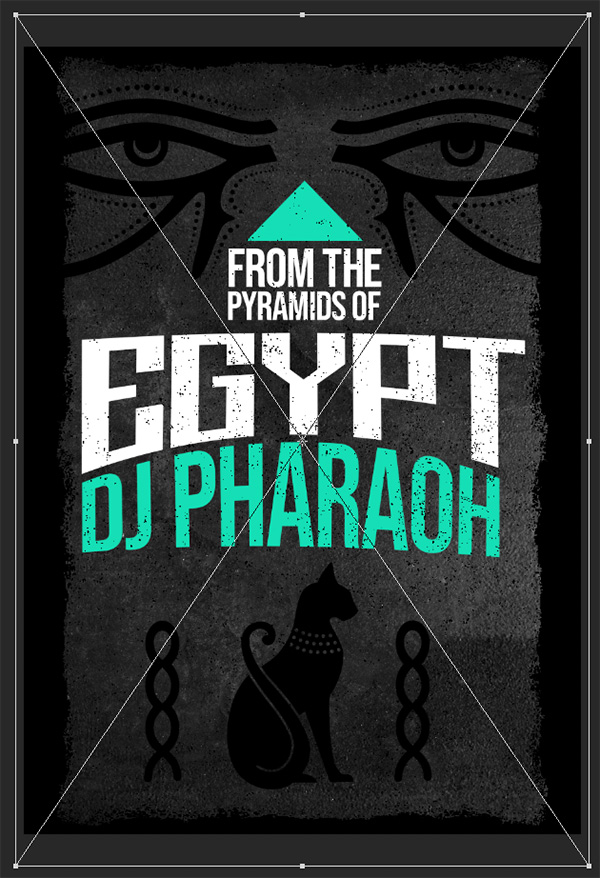 Egyptian Gig Poster Design