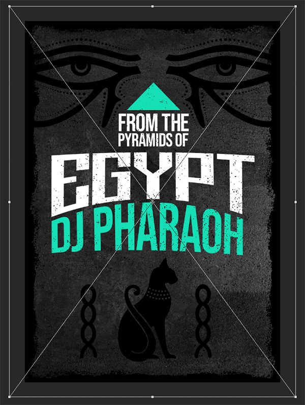 Egyptian Gig Poster Design