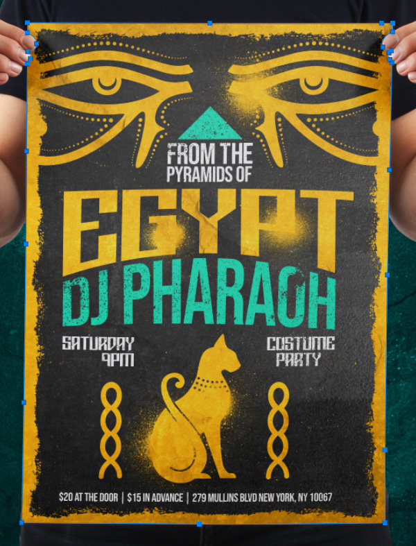 Egyptian Gig Poster Design