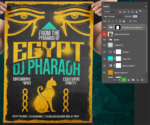 Egyptian Gig Poster Design