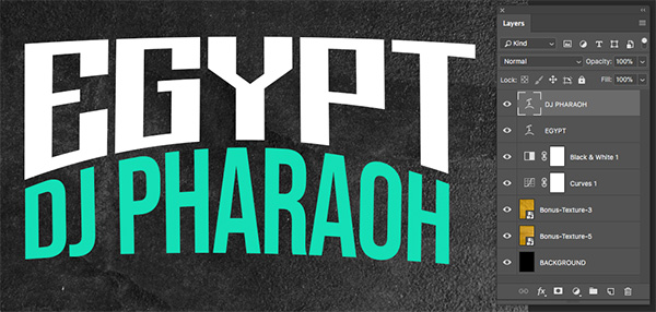 Egyptian Gig Poster Design