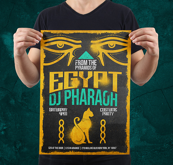 Egyptian Gig Poster Design