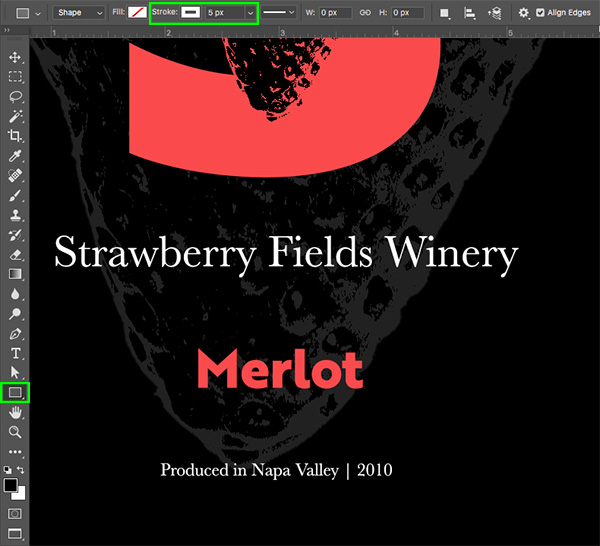 Strawberry Fields Winery Packaging Design