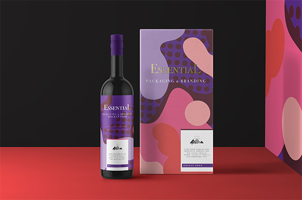 Strawberry Fields Winery Packaging Design