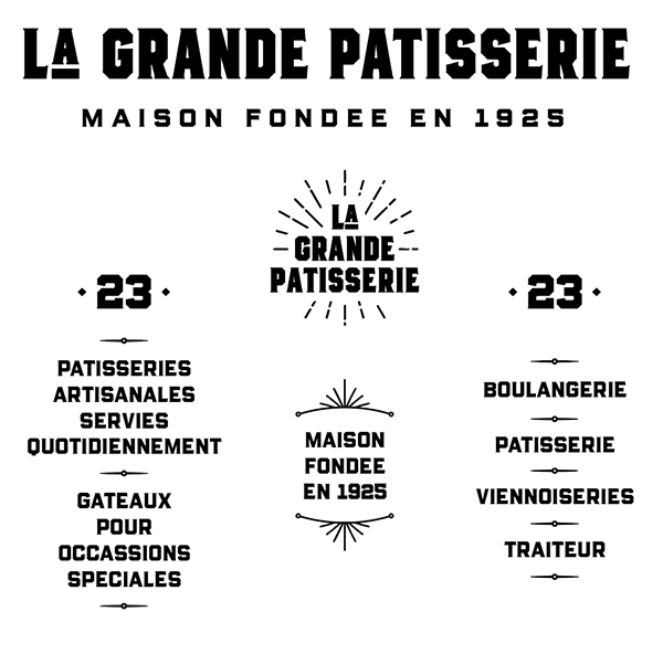 La Grande Patisserie Storefront Design