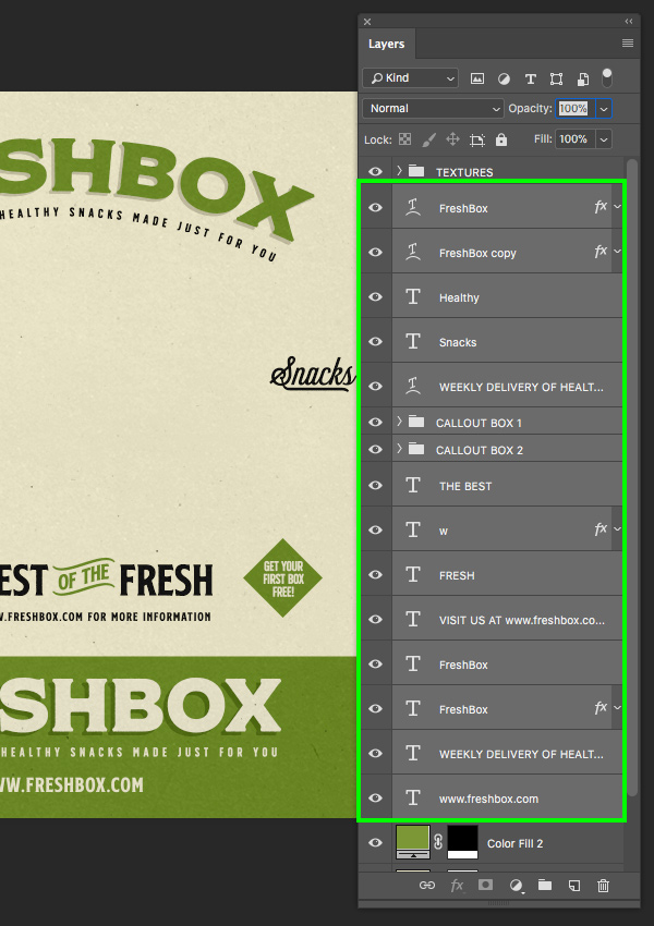 Freshbox Packaging Design