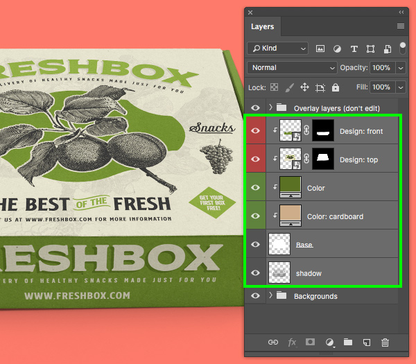 Freshbox Packaging Design