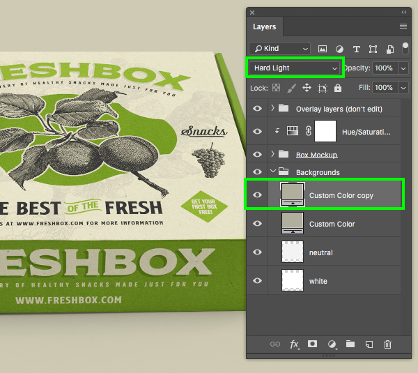 Freshbox Packaging Design