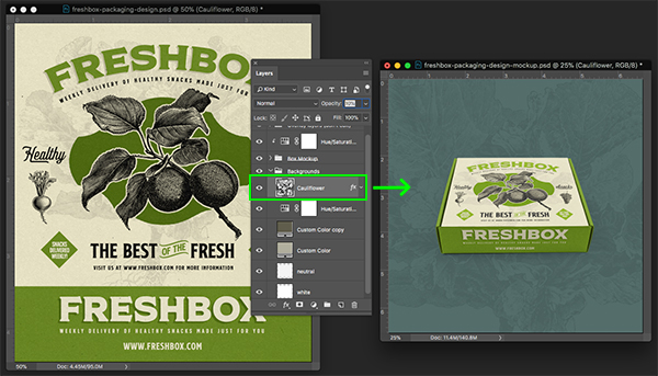 Freshbox Packaging Design