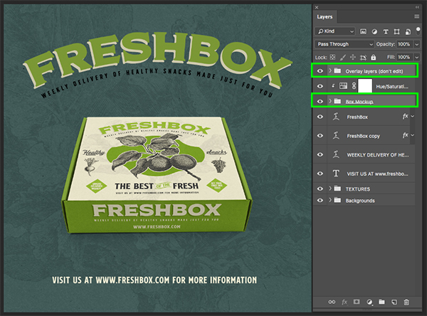 Freshbox Packaging Design