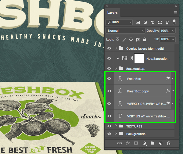 Freshbox Packaging Design