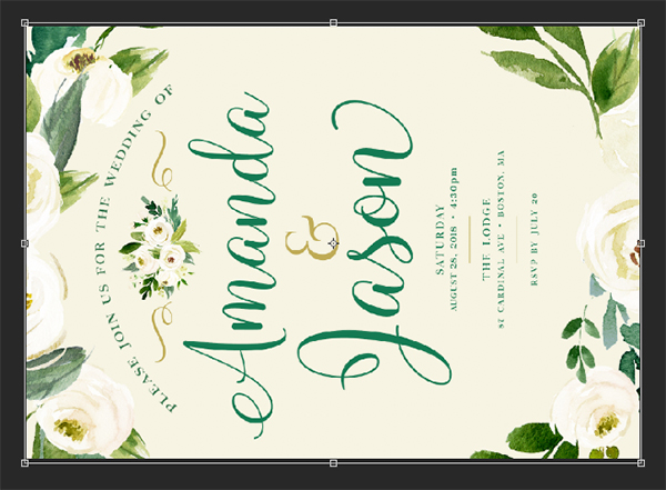 Wedding Invitation Design